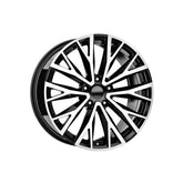 Set jante aliaj DY1289 KM 19x8.5 5x108 ET45 negru polish diamond cut compatibile Ford Jaguar Land Rover Volvo