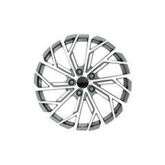 Set jante aliaj DY819 KM 19x8.5 5x112 ET35 compatibile Audi gri titanium diamond cut