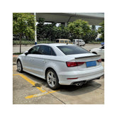 Eleron portbagaj auto Audi A3 Sedan 2013-2019 negru piano black