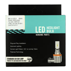 Set Bec P13 cu LED CSP2121 4000 lumen 6000k Voltaj: 12-24V
