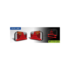 Lampa spate 240x140, 5 functii, cu mers inapoi, LED, dreapta, NT Fristom