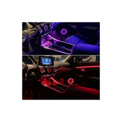 Set 23 lumini ambientale LED RGB DIGITAL, poate afisa mai multe culori in acelasi timp pentru banda LED - tip apa curgartoare cu aplicatie BTT