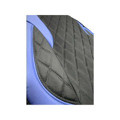 Huse scaune auto universale fractionate Premium fata si spate compatibile dimensiuni standard negru albastru