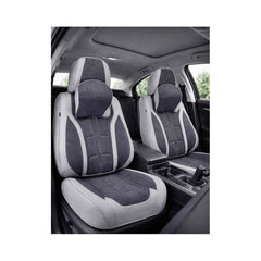 Huse scaune auto universale fractionate Premium 9D fata si spate gri gri antracit