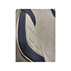 Huse scaune auto universale fractionate XL Premium compatibile SUV si Limuzine bej cu negru