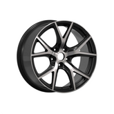 Set jante aliaj PDW 18x7 5x112 ET35 negru polish compatibile MG, MINI, Cupra, Audi, BMW, Volkswagen, Mercedes, Skoda, Seat