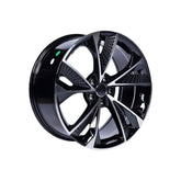 Set jante aliaj PDW 18x8 5x112 ET35 negru polish diamond cut compatibile Audi, BMW, Volkswagen, Mercedes, Skoda, Seat, Cupra