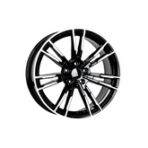 Set jante aliaj in doua latimi PDW 19x8.5 fata 19x9.5 spate 5x112 ET28 ET35 negru polish compatibile BMW