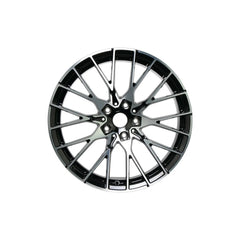 Set jante aliaj in doua latimi PDW 19x8.5 fata 19x9.5 spate 5x112 ET25 ET33 negru polish compatibile BMW