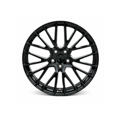 Set jante aliaj in doua latimi PDW 19x8.5 fata 19x9.5 spate 5x112 ET25 ET33 negru lucios compatibile BMW