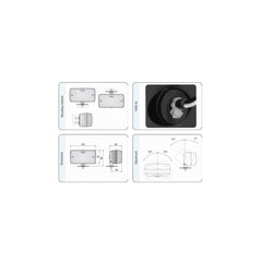 Lampa mers inapoi Wesem 140x75 mm 12V/24V 21W cu un surub