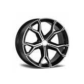 Set jante aliaj in doua latimi PDW 20x9 fata 20x10.5 spate 5x112 ET35 ET40 negru polish compatibile BMW