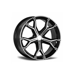 Set jante aliaj in doua latimi PDW 20x9 fata 20x10.5 spate 5x112 ET35 ET40 negru polish compatibile BMW
