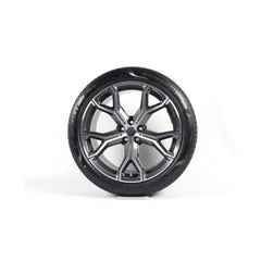 Set jante aliaj in doua latimi PDW 22x9 fata 22x10.5 spate 5x112 ET40 ET35 gri antracit polish compatibile BMW