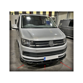 Spoiler ( LIP ) prelungire bara fata Volkswagen Transporter T6.1 2018-> ABS negru Piano