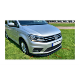 Spoiler ( LIP ) prelungire bara fata Volkswagen Caddy 2010-2015 ABS negru Piano