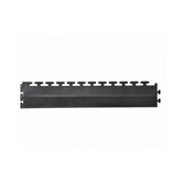 Margine pardoseala modulara PVC pentru garaj negru 500 x 100 x 6 mm