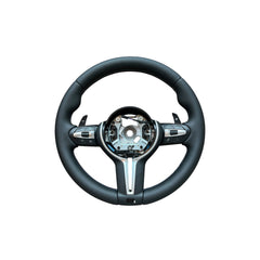 Volan sport piele compatibil cu modelele BMW Seria 1 F20,F21 Seria 2 F22,F23,F45,F87 Seria 3 F30,F31,F34 Seria 4 F32,F33,F36,F82,F83 X5 - F15 X3 - F25