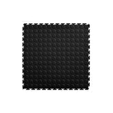 Pardoseala modulara PVC pentru garaj negru 500 x 500 x 6 mm