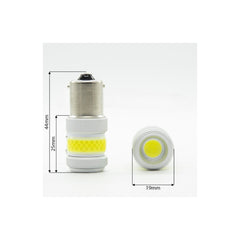 Set 2 Becuri o faza BAU15S PY21W T.N. LED COB 12W PREMIUM
