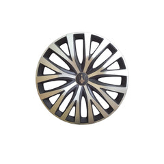 Set 4 capace roti Evo culoare negru argintiu 15 inch