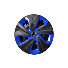Set 4 capace roti Evo culoare negru albastru 15 inch