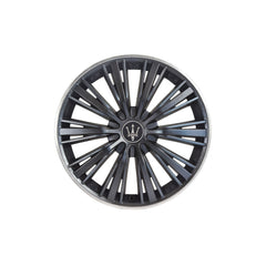 Set 4 capace roti Evo culoare negru argintiu 16 inch