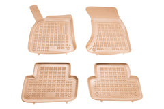 Covorase Presuri Auto Cauciuc Dedicate Bej Audi A4 III B8 2007 - 2015 | Audi A5 I Sportback (liftback) 2009 - 2016