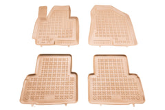 Covorase Presuri Auto Cauciuc Dedicate Bej Hyundai IX35 2010 - 2015