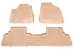 Covorase Presuri Auto Cauciuc Dedicate Bej Lexus RX III AL10 toate modelele inclusiv Hybrid, Pre Facelift 2009 - 2012