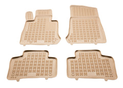 Covorase Presuri Auto Cauciuc Dedicate Bej Mercedes GLC X253 2015 - 2019 | Mercedes GLC X253 toate modelele inclusiv Hybrid Plug - in 2019 - 2022 | Mercedes GLC C253 Coupe 2016 - 2019 | Mercedes GLC C253 Coupe toate modelele inclusiv Hybrid Plug - in 2019