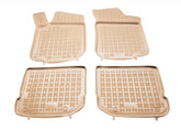 Covorase Presuri Auto Cauciuc Dedicate Bej VW NEW BEETLE 1998 - 2005 | VW BORA 1998 - 2005 | VW GOLF IV 1997 - 2006 | VW JETTA IV 1998 - 2005 | Seat LEON I 1999 - 2005 | Seat TOLEDO II 1998 - 2004 | Skoda OCTAVIA I 1996 - 2004 | Skoda OCTAVIA I Tour 2005