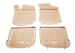 Covorase Presuri Auto Cauciuc Dedicate Bej VW NEW BEETLE 1998 - 2005 | VW BORA 1998 - 2005 | VW GOLF IV 1997 - 2006 | VW JETTA IV 1998 - 2005 | Seat LEON I 1999 - 2005 | Seat TOLEDO II 1998 - 2004 | Skoda OCTAVIA I 1996 - 2004 | Skoda OCTAVIA I Tour 2005
