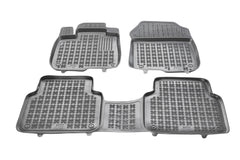 Covorase Presuri Auto Cauciuc Dedicate Honda CR-V V, Honda CR-V V Hybrid versiuni 5 loc, 7 loc (rand 3 scaune pliat) 2018 - 2022 | Honda CR-V e:HeV Hybrid 2022 -