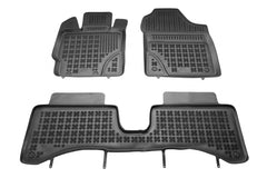 Covorase Presuri Auto Cauciuc Dedicate Toyota YARIS III Hybrid, Pre Facelift 2012 - 2014