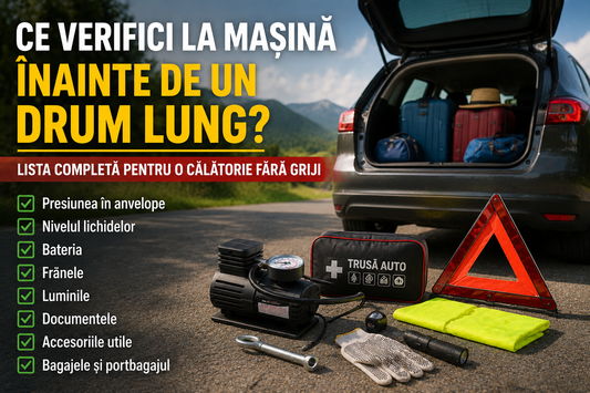 Ce Verifici la Mașină Înainte de un Drum Lung? Lista Completă pentru o Călătorie Fără Griji in 2026