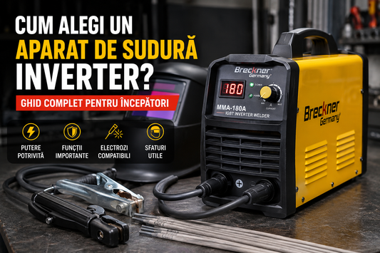 Cum Alegi un Aparat de Sudură Inverter? Ghid Complet pentru Începători in 2026
