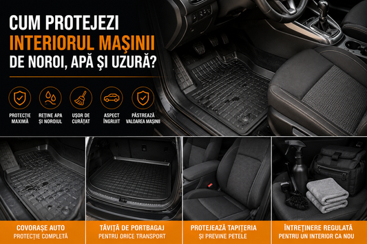 Cum Protejezi Interiorul Mașinii de Noroi, Apă și Uzură?
