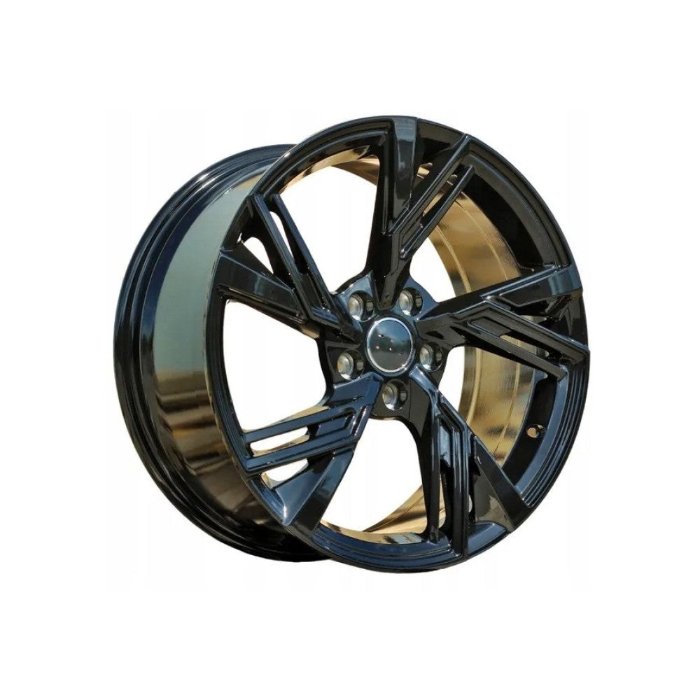 Set jante aliaj PDW 18x8 5x112 ET35 negru lucios compatibile Audi, BMW, Volkswagen, Mercedes, Skoda, Seat, Cupra