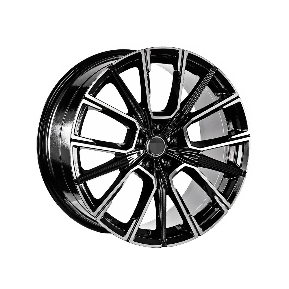 Set jante aliaj in doua latimi DY1146 KM 20x8.5 fata 20x9.5 spate 5x120 ET33 ET37 diamond cut compatibile BMW