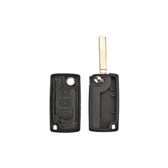 Carcasa telecomanda compatibila Peugeot / Citroen , cu lamela