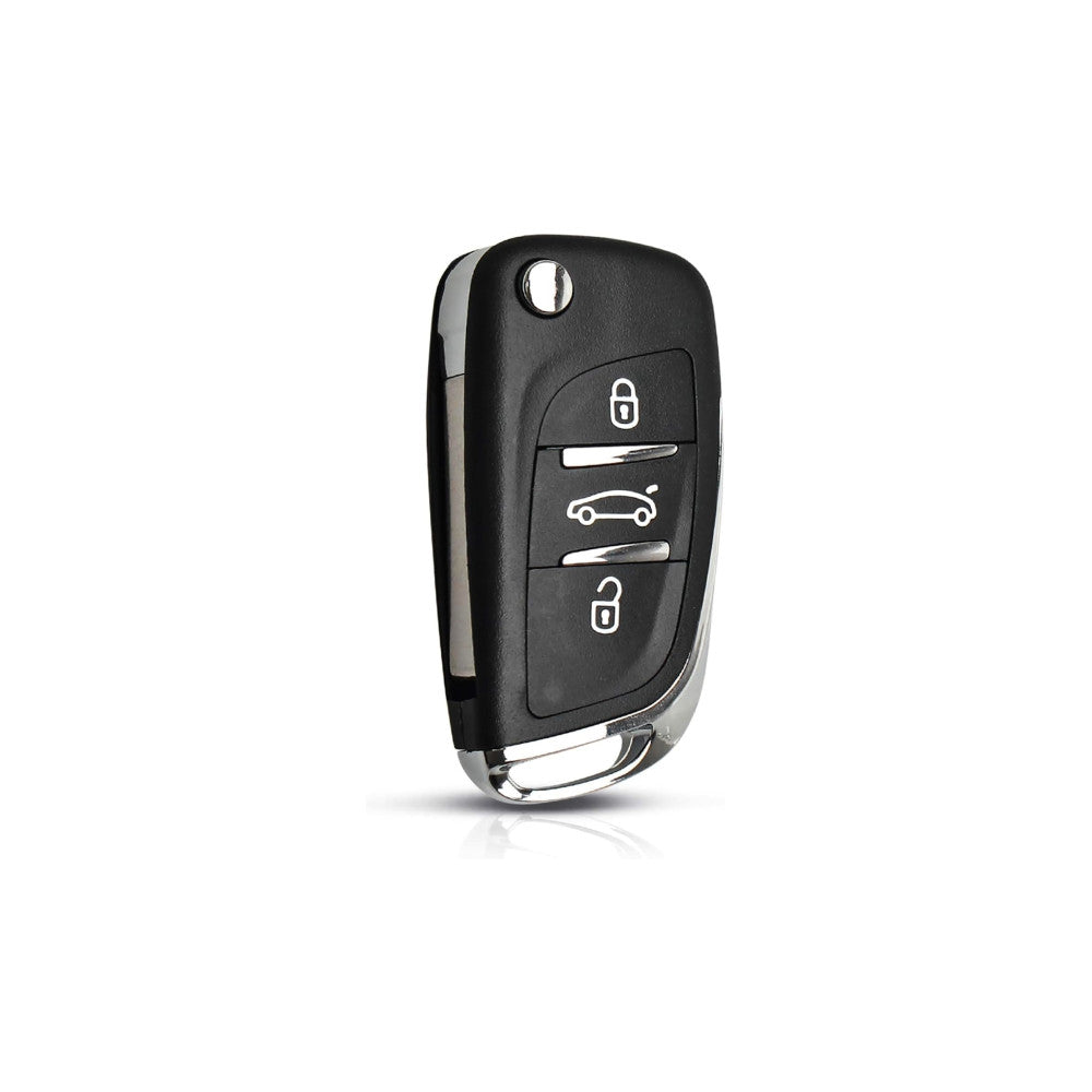 Carcasa telecomanda compatibila Peugeot / Citroen , cu lamela