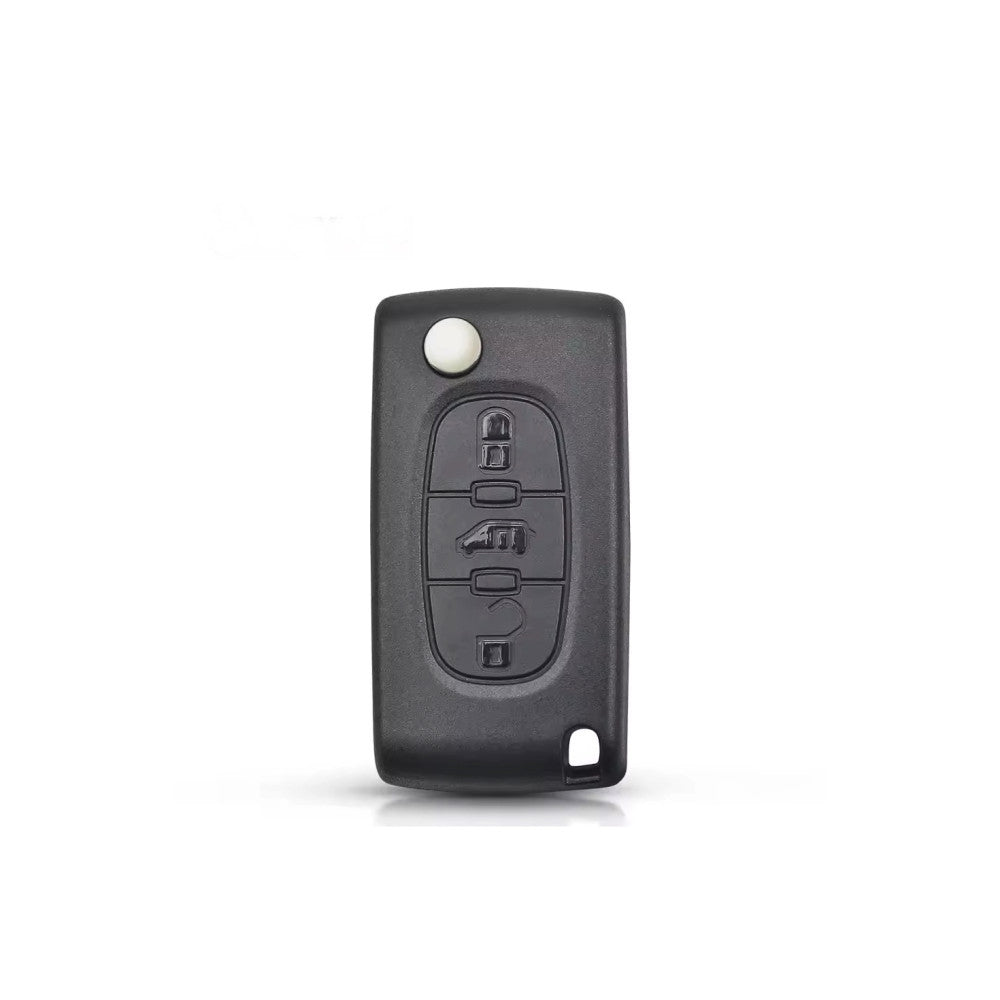 Carcasa telecomanda compatibila Peugeot / Citroen , cu lamela