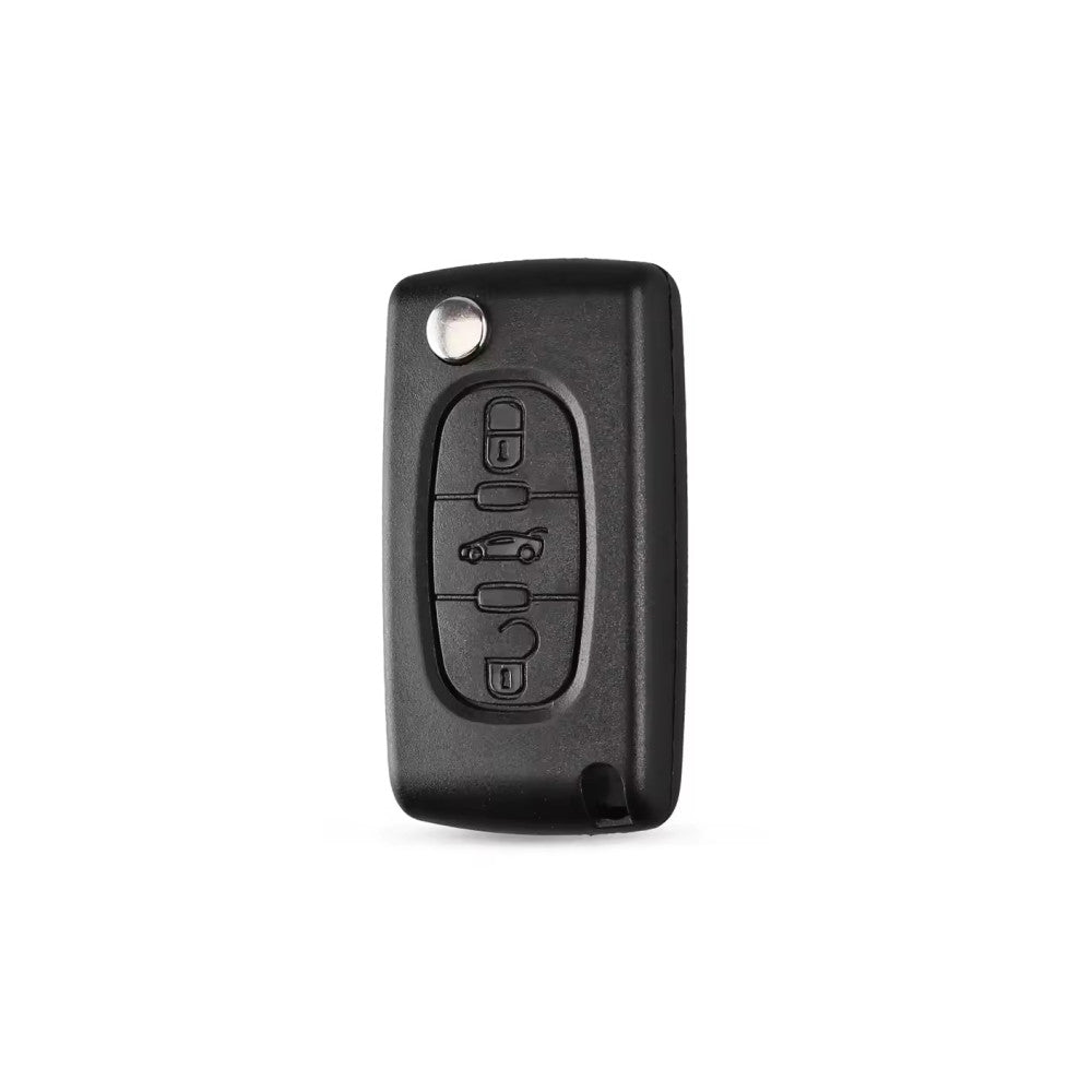 Carcasa telecomanda compatibila Peugeot / Citroen , cu lamela