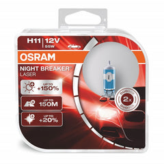 Set 2 becuri auto far Osram H11 Night Breaker Laser +150% – Next Generation