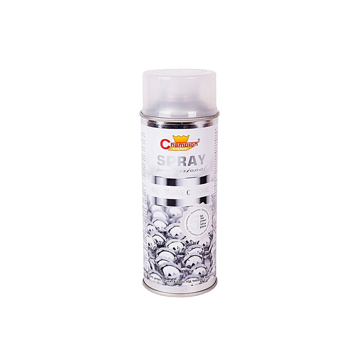 Spray vopsea crom premium argintiu Champion profesional 400ml