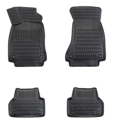 Covorase cauciuc stil tavita compatibile Audi A4 B9 Sedan/ Combi, 2015->