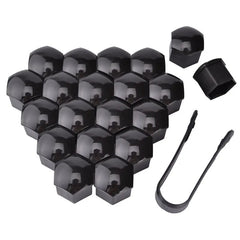 Set capace prezoane cu cheie negru 17″