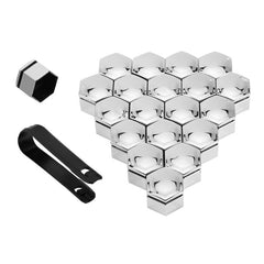 Set capace prezoane cu cheie PREMIUM cromat 21″
