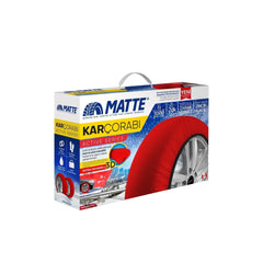 Lanturi Auto Textile Zapada 3D Matte rosii  marime XXL